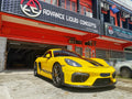 Fit For Porsche Boxster/Cayman 718 GT4 Style Front Bumper with grill w/o DRL 