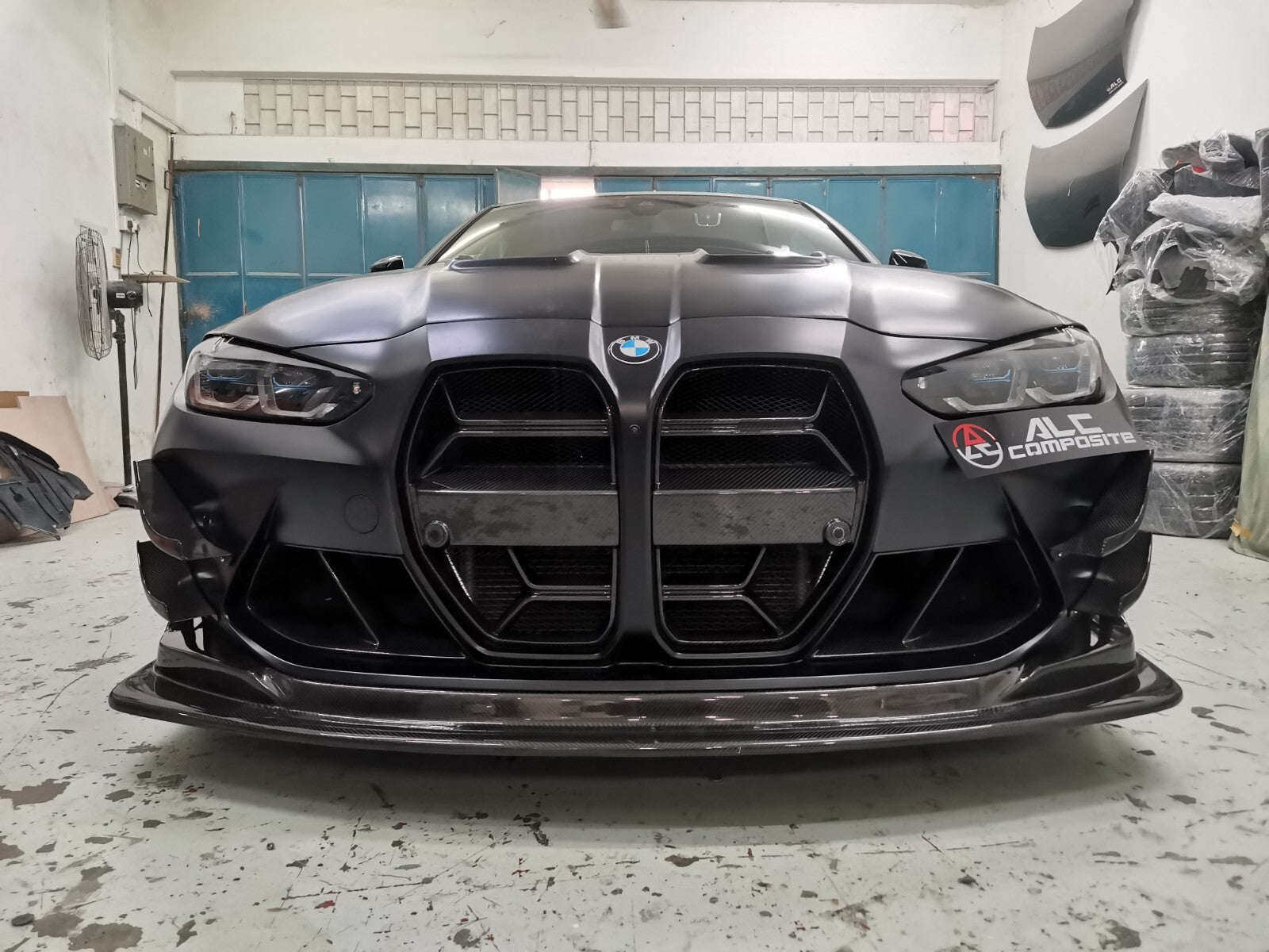 FIT FOR BMW DRY CARBON FRONT LIP W undertray diffuser G80/G82/G83 M4 M3 GT4