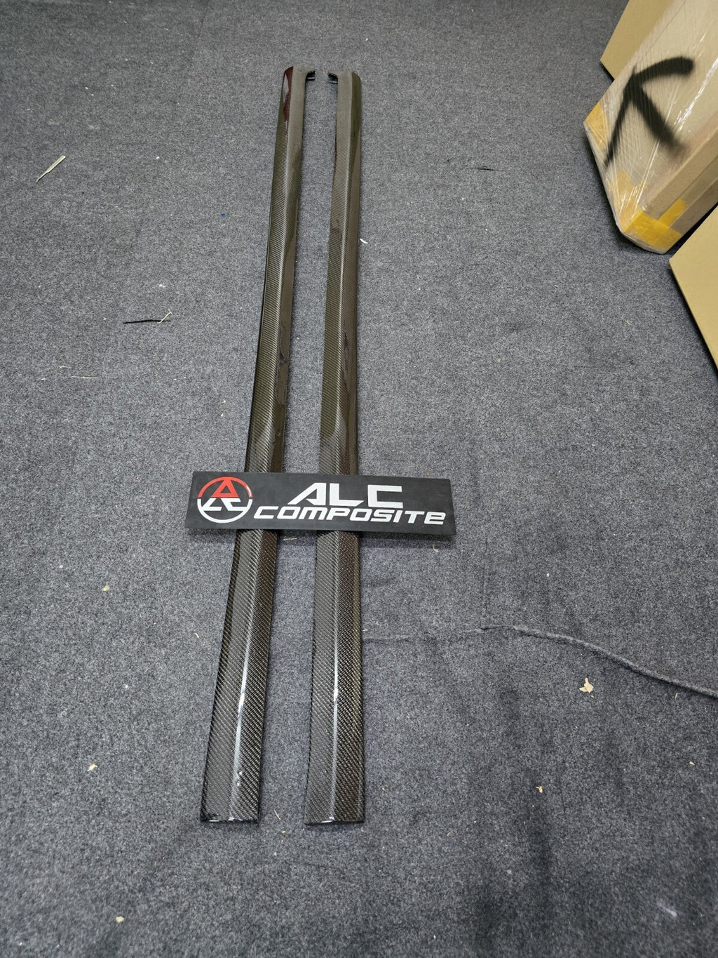 Fit For Mitsubishi Evolution 7 8 9 Carbon Fiber Side Skirt Extensions Addon