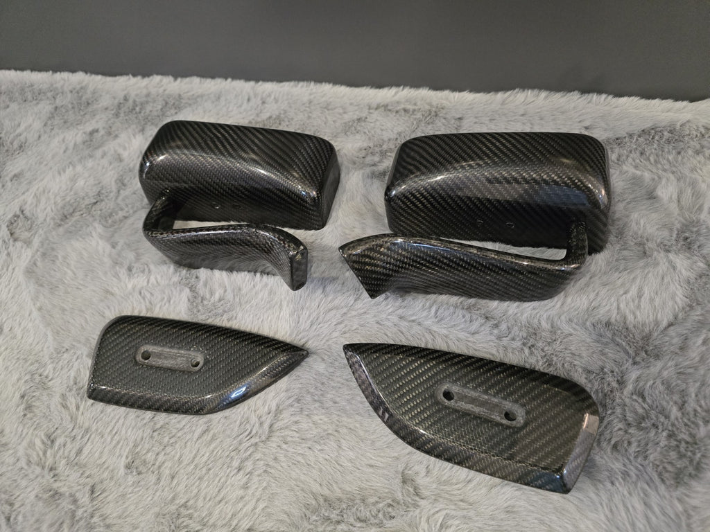 ALC LMGT Twill Weave 2x2 Carbon Fiber Side Mirror Fit For Honda Civic FL5 Type R
