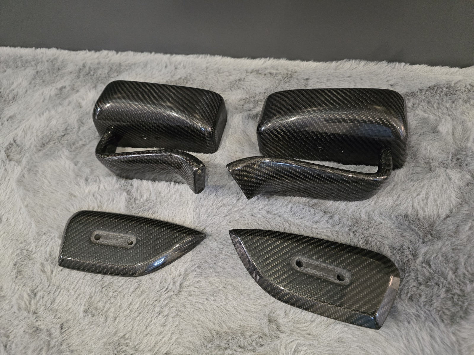 ALC LMGT Twill Weave 2x2 Carbon Fiber Side Mirror Fit For Honda Civic FL5 Type R