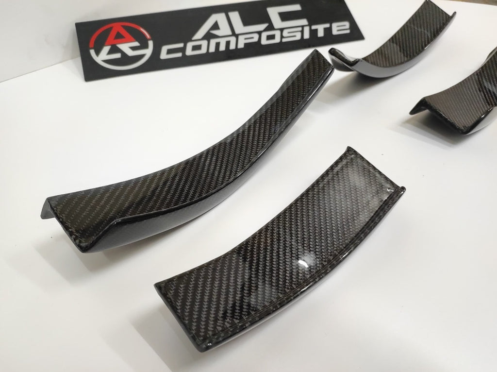 ALC Composites Carbon Fiber Front Bumper Downforce Canard Fit For BMW F87 M2.