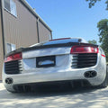 Fit for Audi R8 Coupe Gen. 1 2008-2015 Carbon Fiber Rear Trunk Spoiler 3pc Set