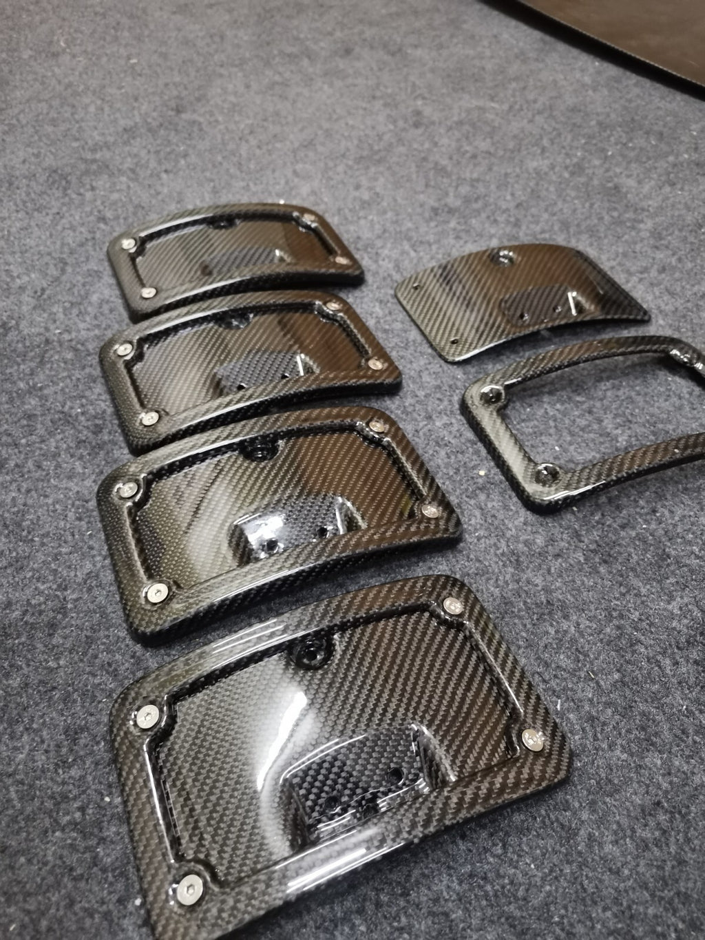 Carbon Fiber License Plate Frame Fit For Harley Davidson