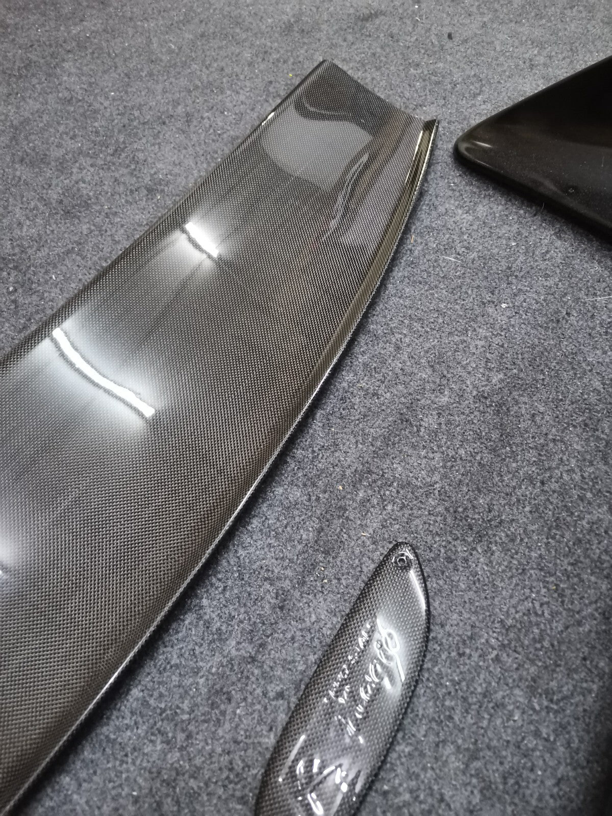 Fit For Mazda Rx8 R Magic Adjustable Carbon Fiber Blade w/FRP Base Spoiler Wing