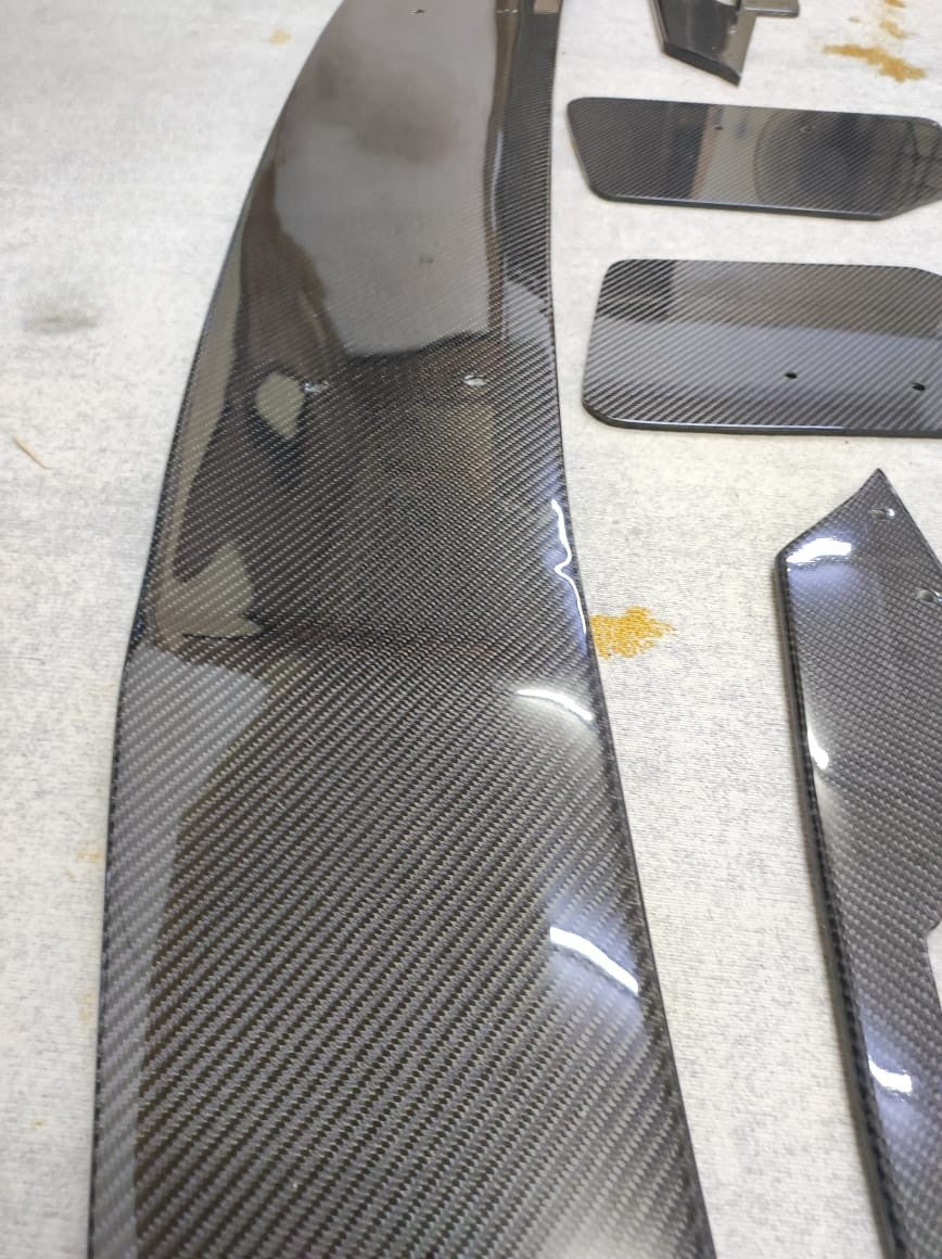 Fit For golf MK7 ALC Composite design Carbon Fiber Rear GT wing W/Carbon bracket