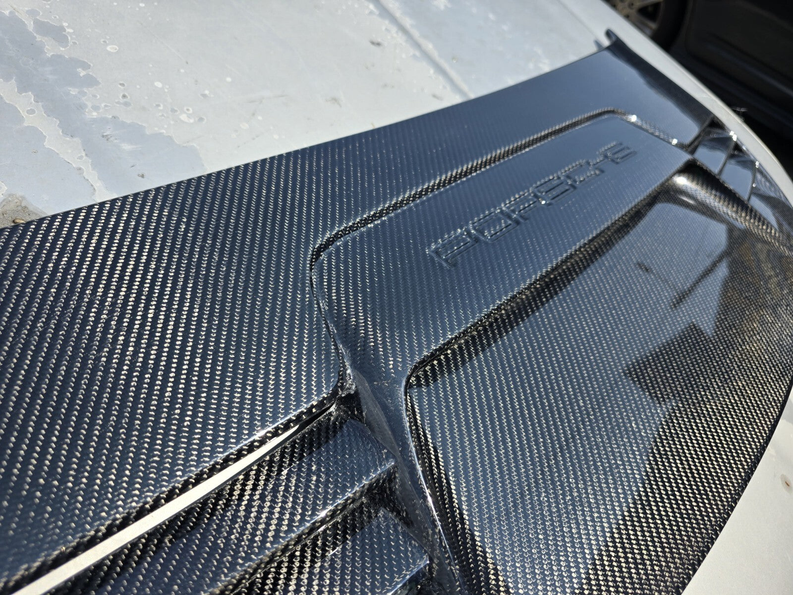 Fit For Porsche 911 991.1 GT3 RS ALC Carbon fiber rear Trunk Cover Grill