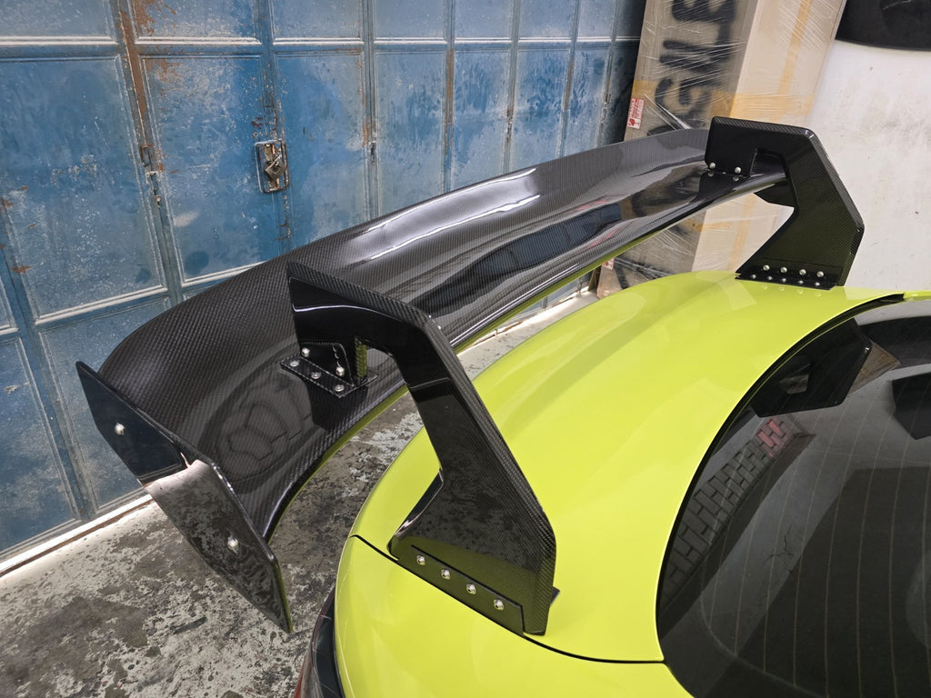 Fit For BMW G80/G82 M3/M4 Dry Carbon ALC Composite GT4 Rear Wing UPGRADED Ver. 2