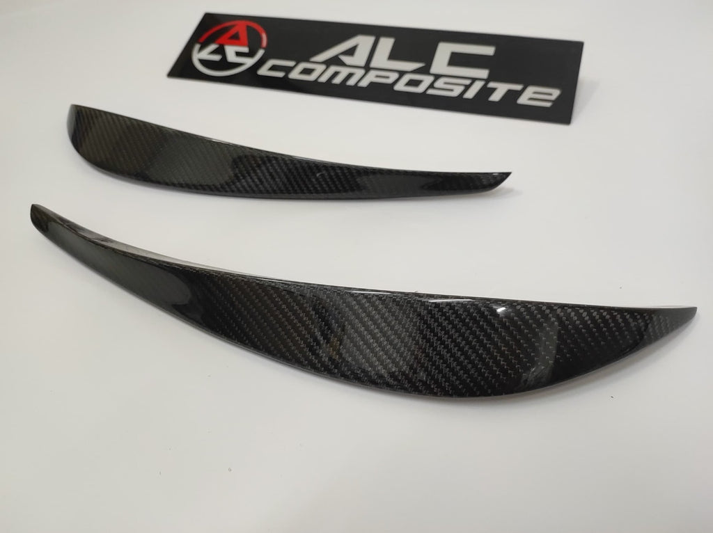 Fit For Audi R8 Gen 1 2008-2015 Front Bumper Carbon Fiber Canard Bolt On