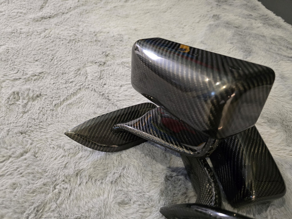 ALC LMGT Twill Weave 2x2 Carbon Fiber Side Mirror Fit For Honda Civic FL5 Type R