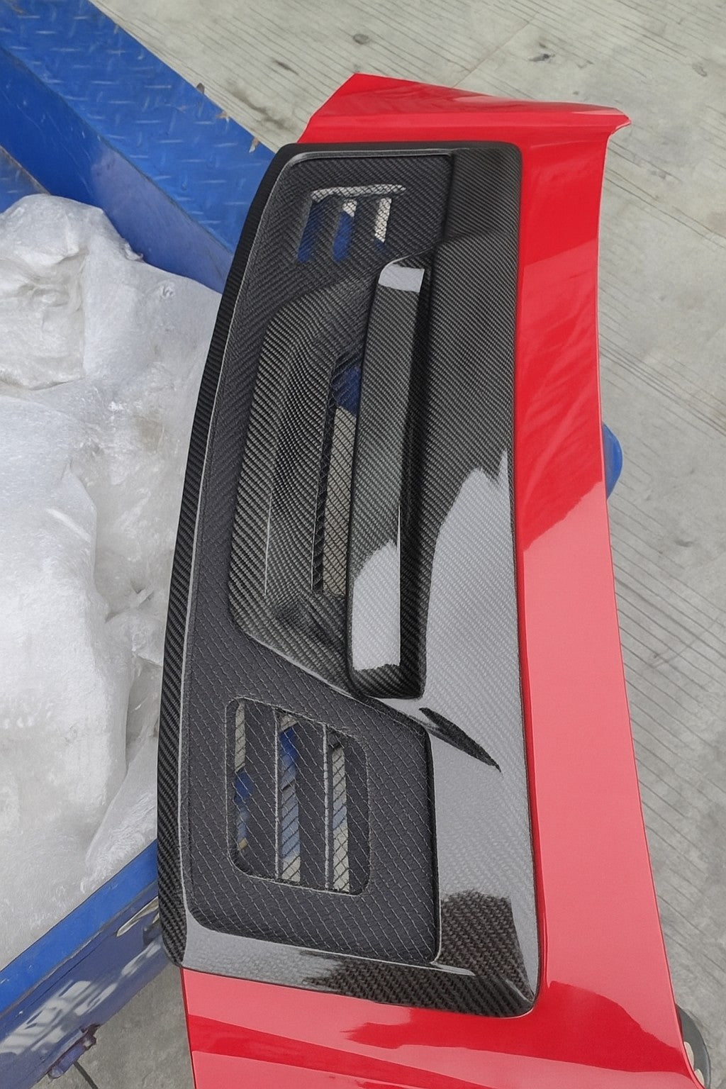 For 11'-16' Porsche Carrera 911 991 Dry Carbon Rear Trunk Deck Lid Grill 911R