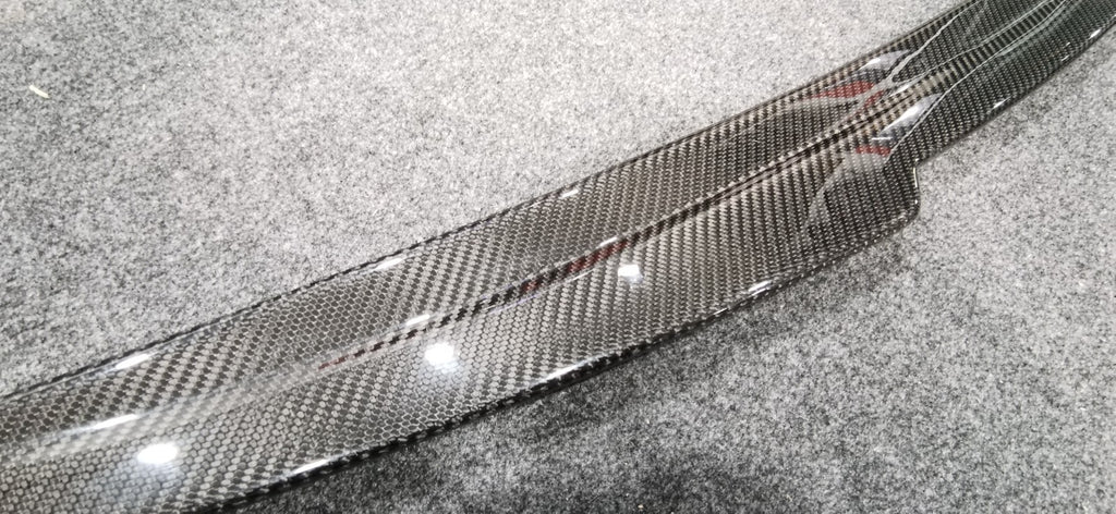 Fit For Ferrari 458 Italia Rear Trunk Carbon Fiber Spoiler Lid (Stick On) 