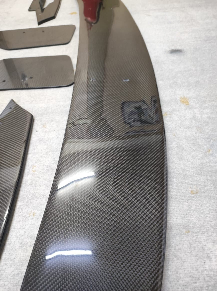 Fit For golf MK7 ALC Composite design Carbon Fiber Rear GT wing W/Carbon bracket