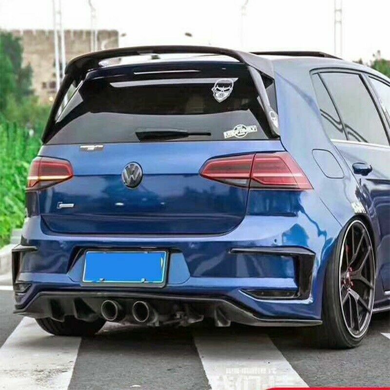 Fit For 15-19 VW Golf GTI MK7 Rear Spoiler Wing Non painted (Fiberglass) 