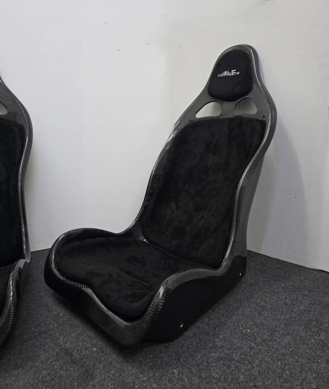 ALC Composite Carbon Fiber Bucket Seat L Size 2pc Set (L&R) Universal Fitting