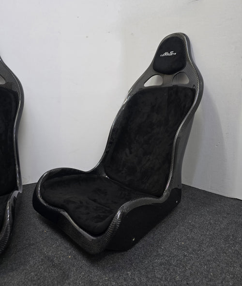 ALC Composite Carbon Fiber Bucket Seat L Size 2pc Set (L&R) Universal Fitting