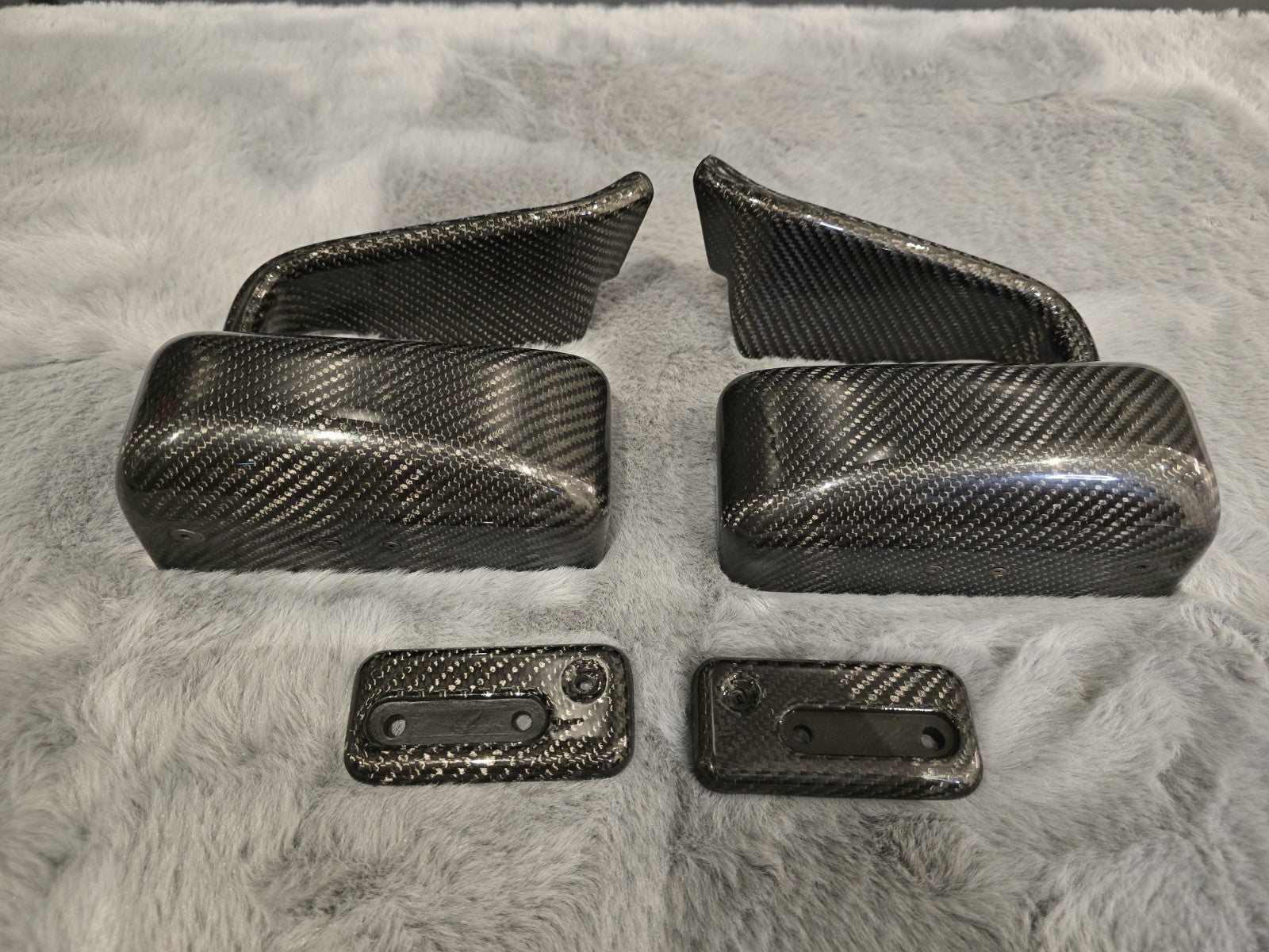ALC Dry Carbon Fiber Twill Weave LMGT side Mirror (Universal/S2000)