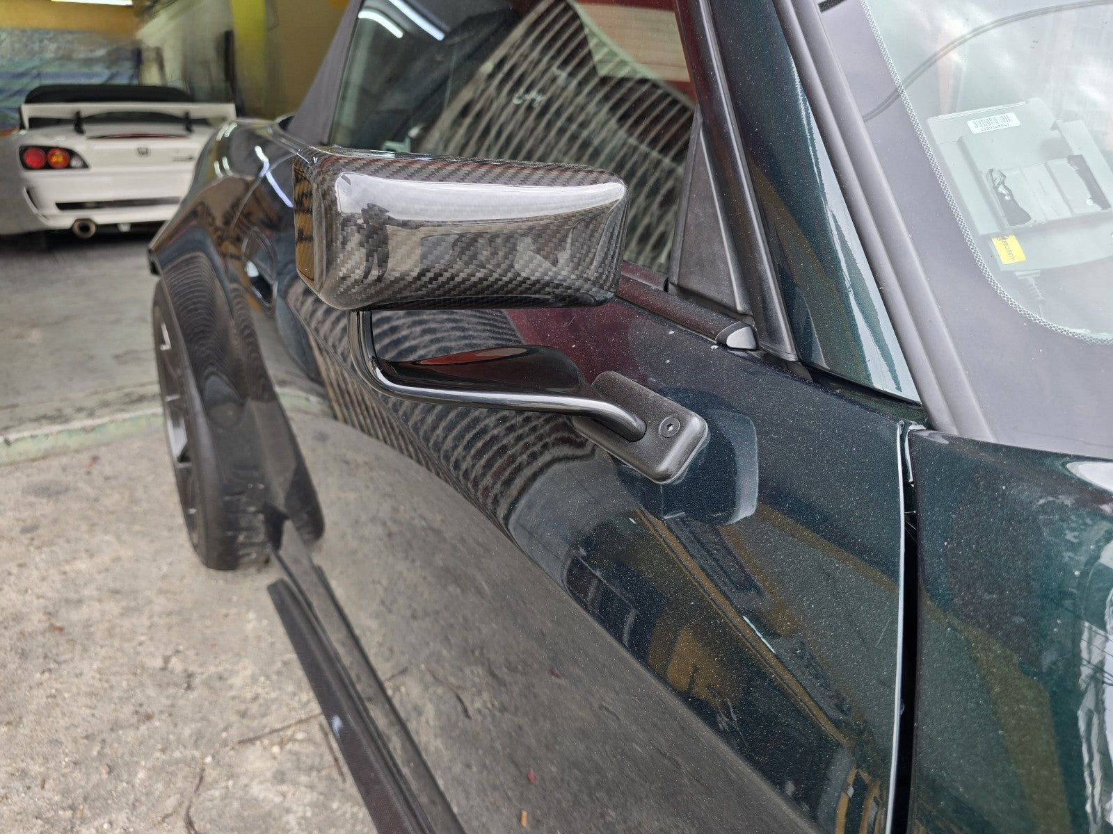 ALC Dry Carbon Fiber Twill Weave LMGT side Mirror (Universal/S2000)