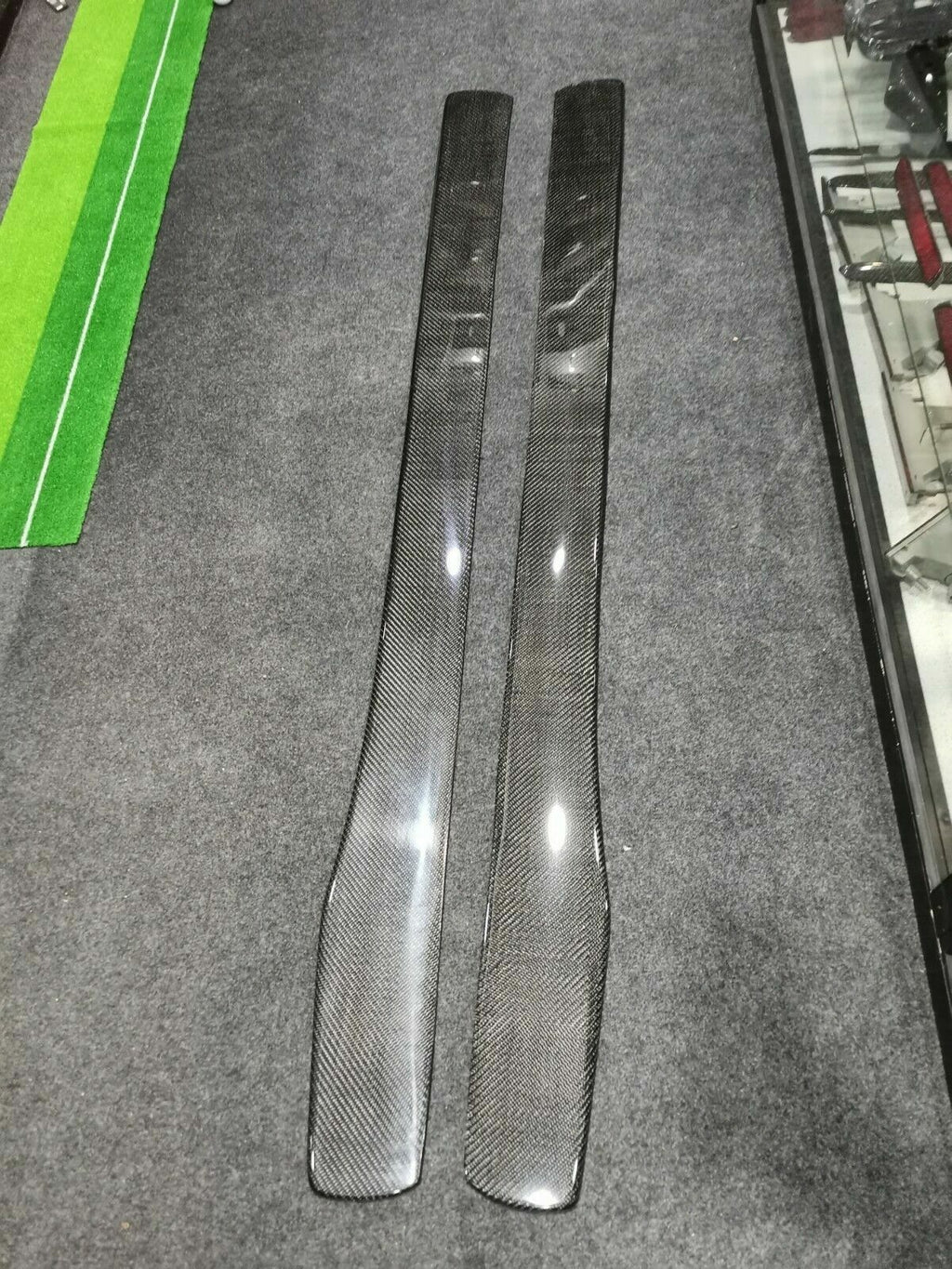 Carbon Fiber Side Skirt Extensions Fit For Porsche Boxster Cayman 987, 981 & 718
