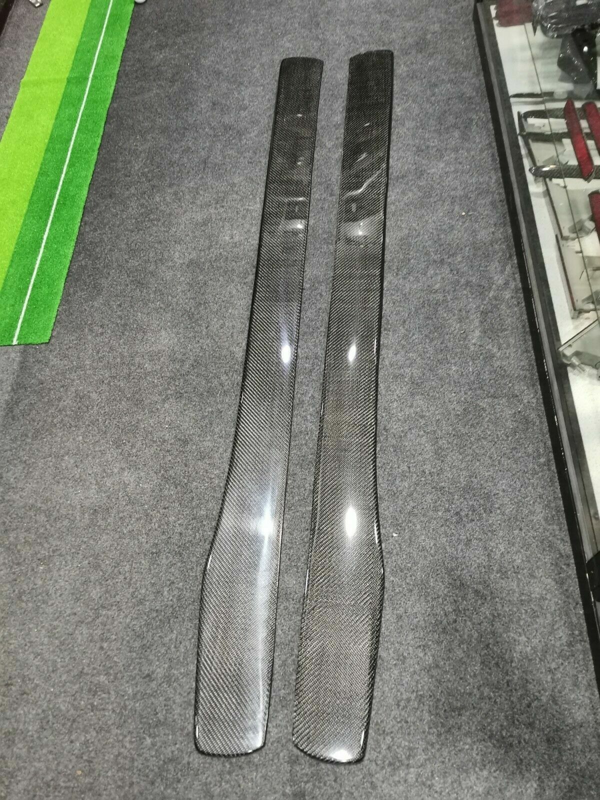 Carbon Fiber Side Skirt Extensions Fit For Porsche Boxster Cayman 987, 981 & 718