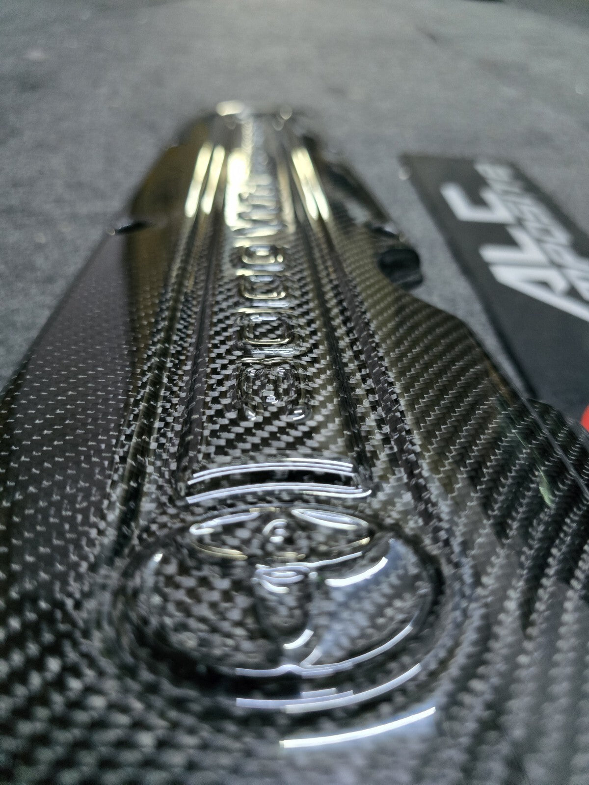 Engine Plug Cover Trim For Toyota MK4 Supra 2JZ VVTI Dry Carbon
