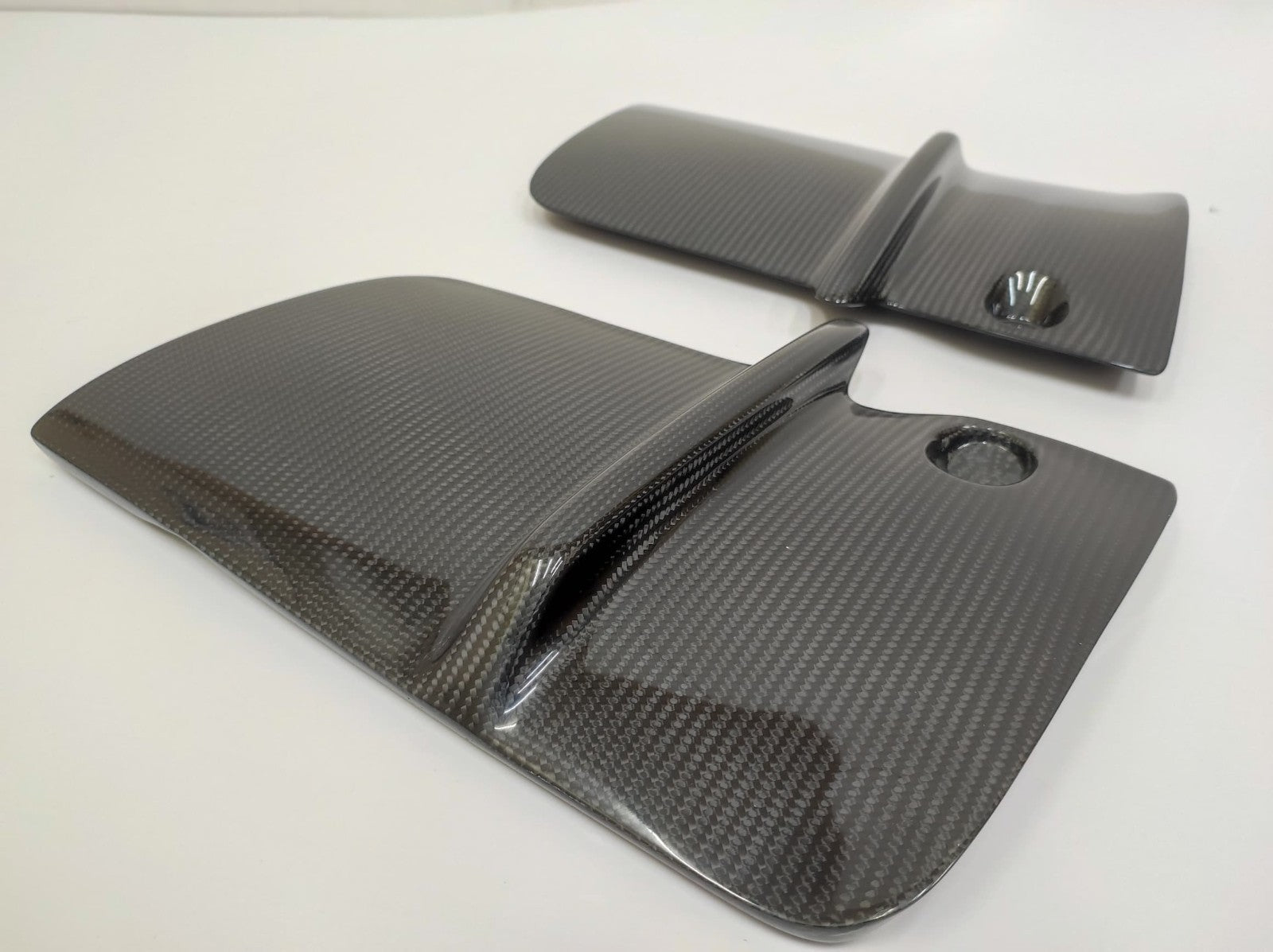 Fit For GR Yaris GXPA16 Carbon Fiber Front Bumper Duct Cover / Fog Lamp Delete
