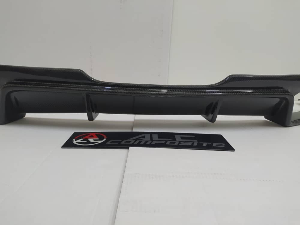 Fit For Audi TTS/TTRS MK2 8J Carbon Fiber Rear bumper Lower Diffuser & Side Spat