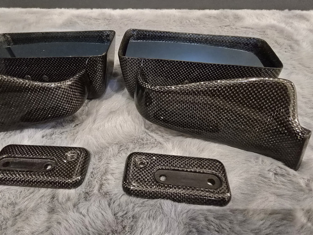 ALC Dry Carbon Fiber Plain Weave LMGT Side Mirror Anti Glare (Universal/S2000) 