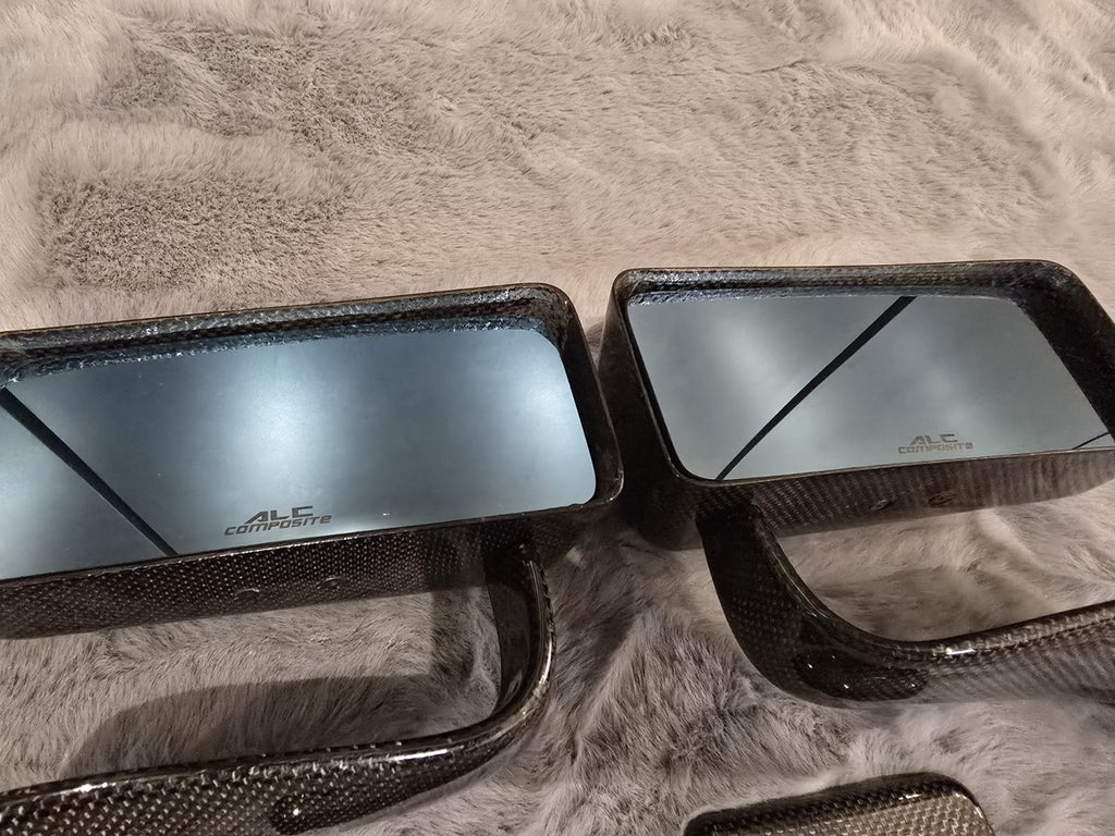 ALC Dry Carbon Fiber Plain Weave LMGT Side Mirror ( Universal/Civic FD2R/Si)