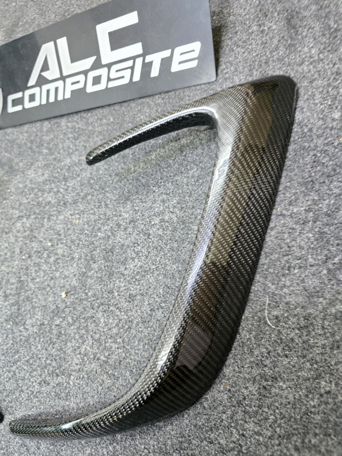 Rear Bumper Side Vents carbon fiber Trims Fit For Benz W205 C63 Coupe AMG 15-18
