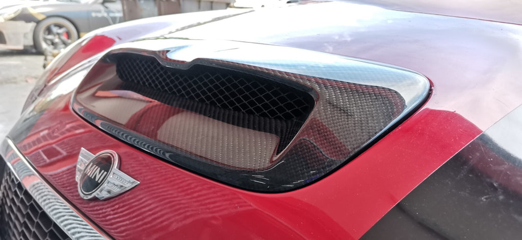 MK2 MINI Cooper S/SD/JCW R55 R56 R57 R58 R59 Carbon Bonnet Hood Air Intake Scoop