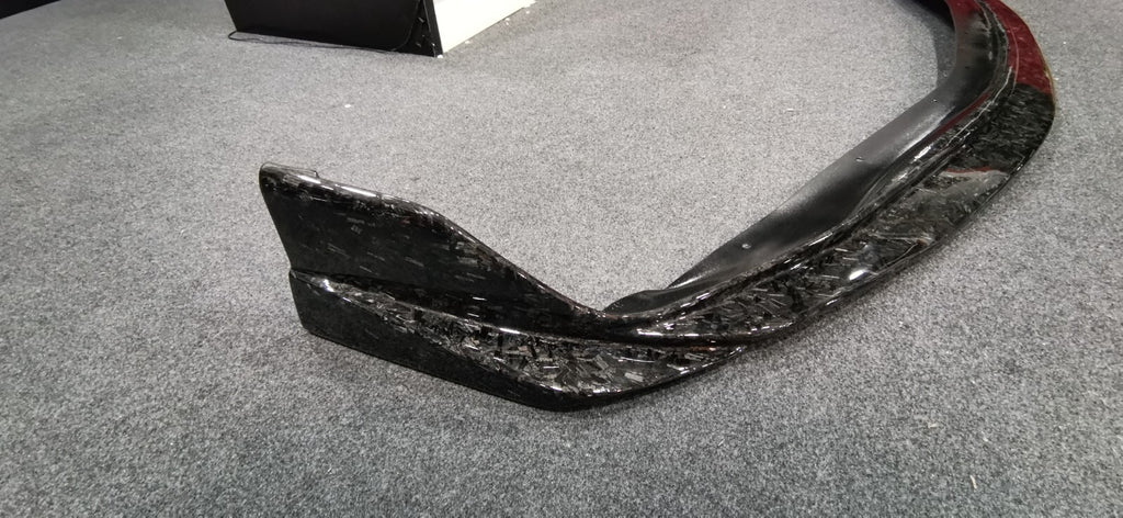 FIT FOR TOYOTA SUPRA A90 FORGED CARBON FIBER FRONT BUMPER UNDER LIP VRS STYLE