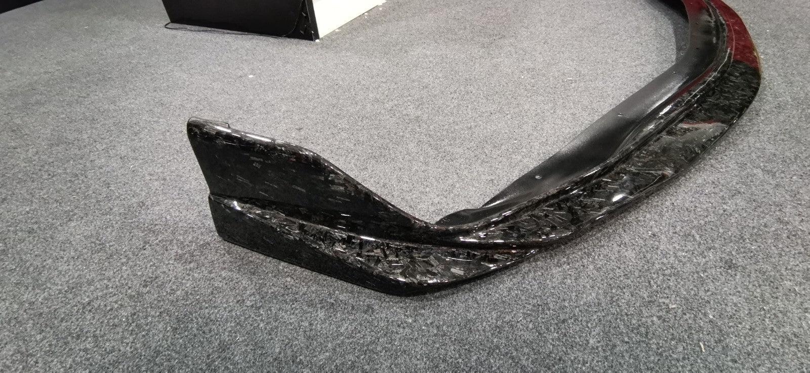 FIT FOR TOYOTA SUPRA A90 FORGED CARBON FIBER FRONT BUMPER UNDER LIP VRS STYLE