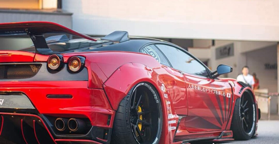 Fit For Ferrari F430 ESP Style Carbon Fiber Rear Wing 04-09