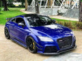 Fit For Audi TTRS MK2 Carbon Fiber Side Diffuser Extension Lip/Skirt ALC Design
