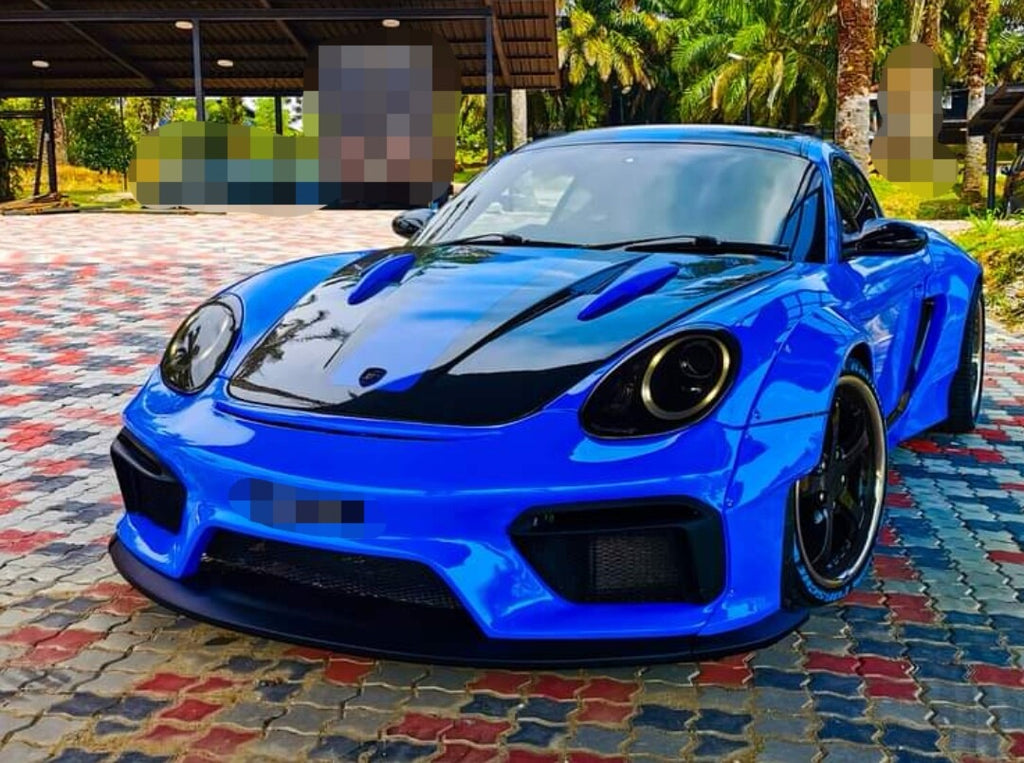 Fit For Porsche 987 Cayman / Boxster 04-12 GT4 FRP Front Bumper ALC Design 