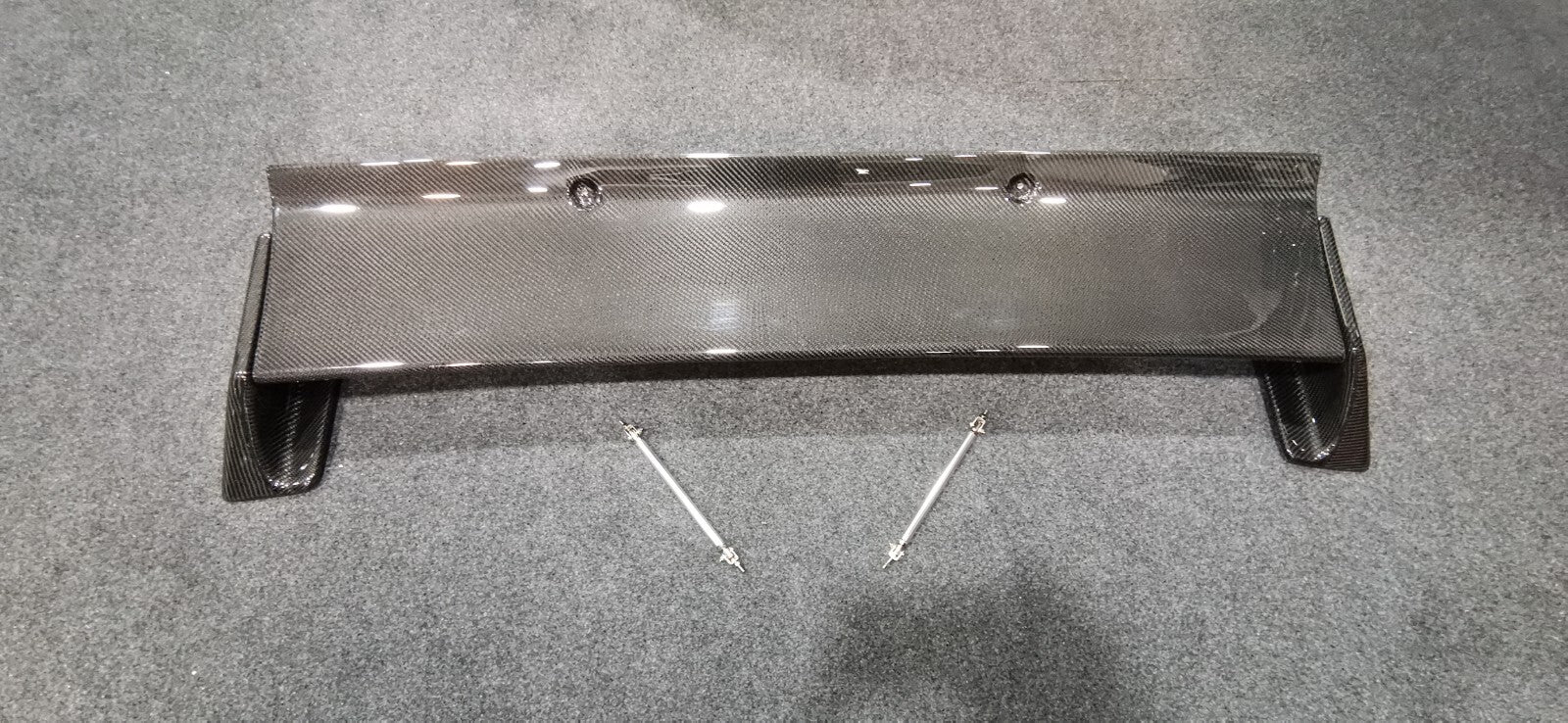 Fit For Nissan Skyline GTR R32 Carbon Fiber Rear Spoiler Wing Pandem Style w/rod