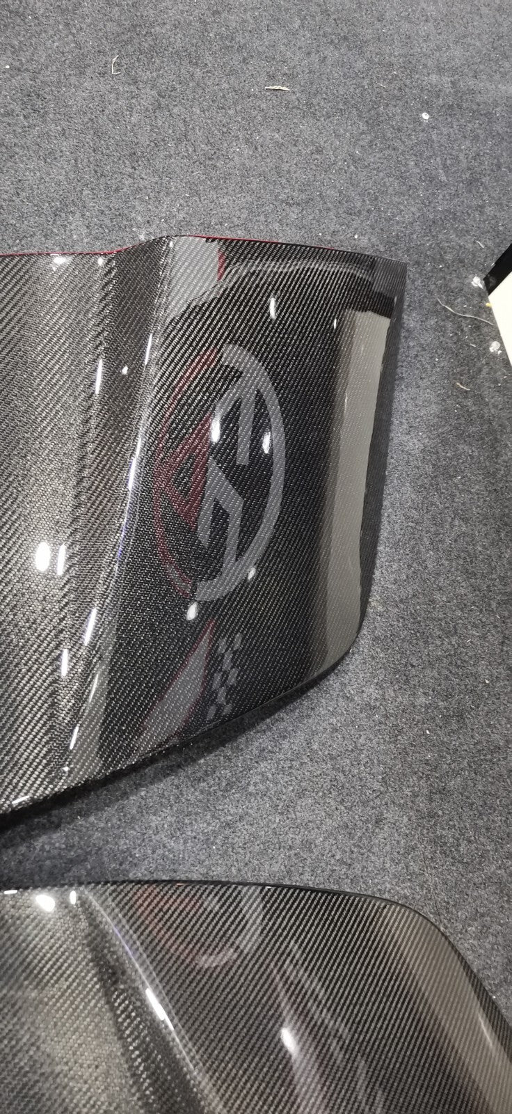 FIT FOR AUDI R8 V8 & V10 COUPE 08-15 CARBON FIBRE SIDE BLADES (LEFT AND RIGHT)