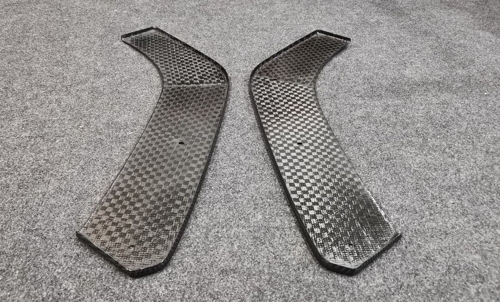 VARIS ARISING-II FRONT BUMPER LIP GUARD FIT FOR 2017-19 HONDA CIVIC TYPE R [FK8]