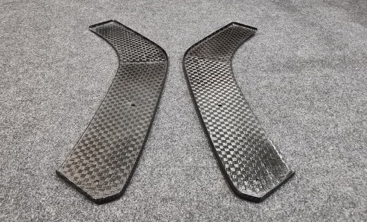 VARIS ARISING-II FRONT BUMPER LIP GUARD FIT FOR 2017-19 HONDA CIVIC TYPE R [FK8]