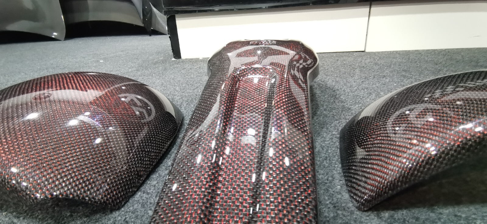 Full Carbon Fiber Dash Cover Fit For Harley Davidson Softail S & ST 2018 Up