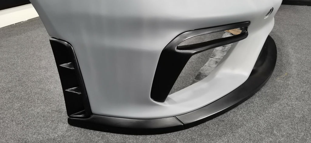 Fit For Porsche Boxster/Cayman 718 GT4 Style Front Bumper with grill w/o DRL 