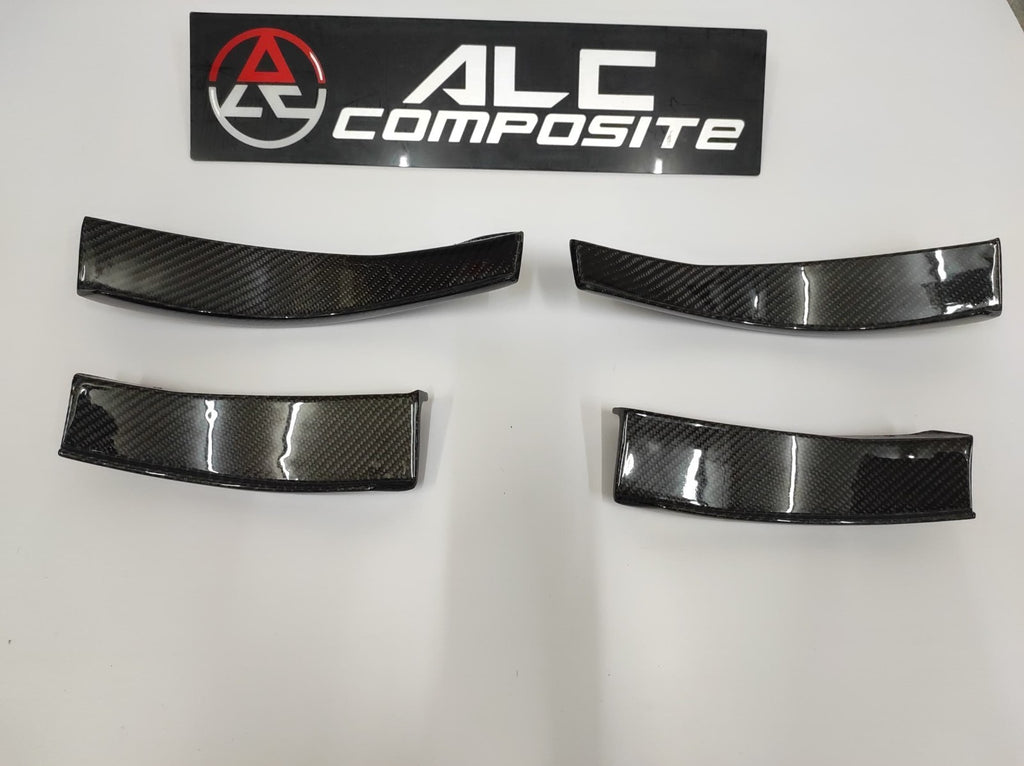 ALC Composites Carbon Fiber Front Bumper Downforce Canard Fit For BMW F87 M2.