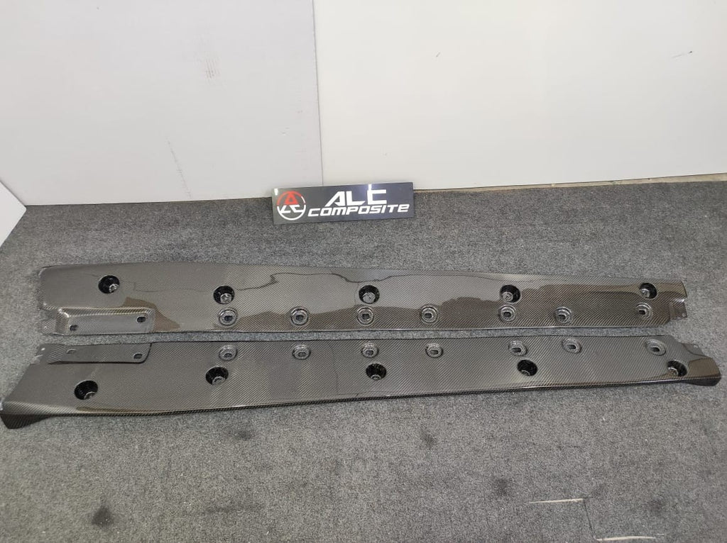 Fit For Porsche 991.1 & 991.2 Gt3 RS / Gt2 RS / Turbo Carbon Fiber Side Skirt