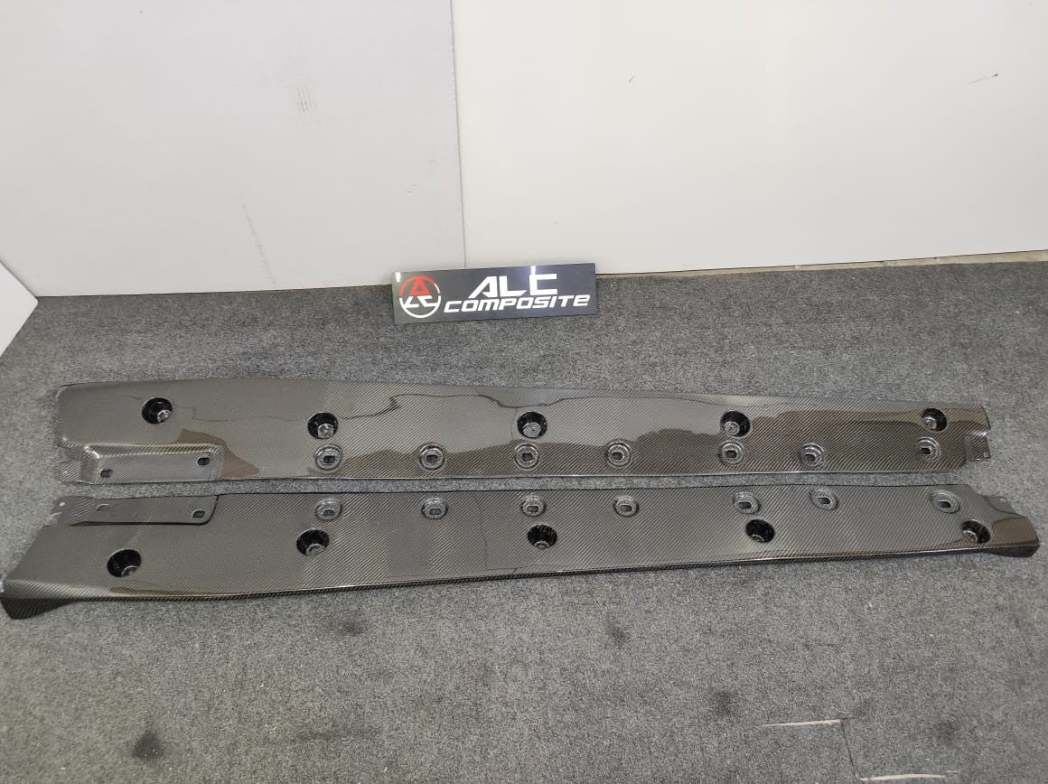 Fit For Porsche 991.1 & 991.2 Gt3 RS / Gt2 RS / Turbo Carbon Fiber Side Skirt