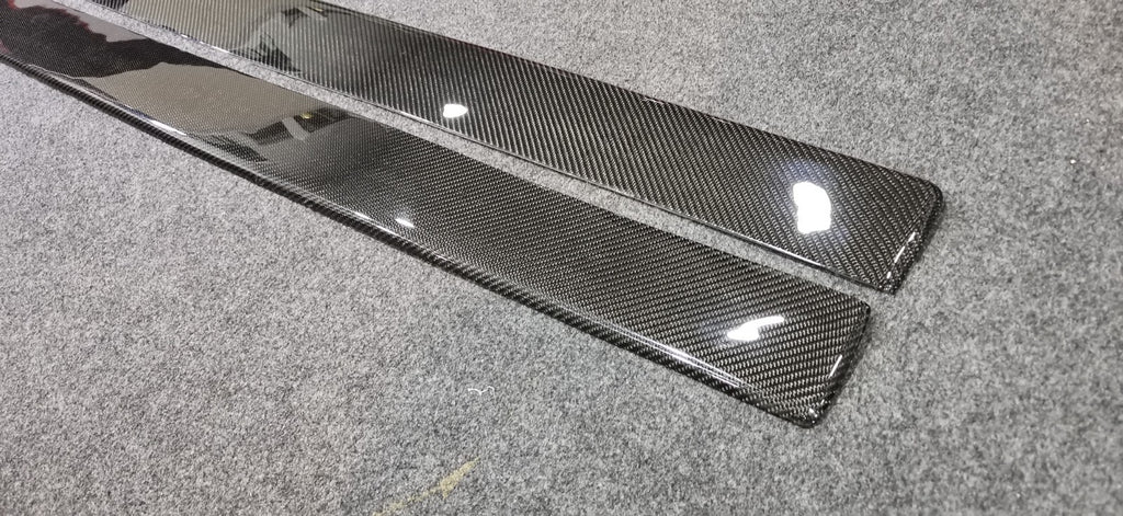 Fit For Audi TTRS MK2 Carbon Fiber Side Diffuser Extension Lip/Skirt ALC Design
