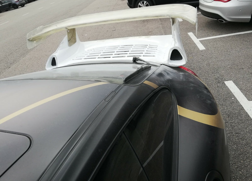Fit For Porsche 911 996 TURBO/C4S Cabriolet ONLY Rear Engine Decklid & Wing