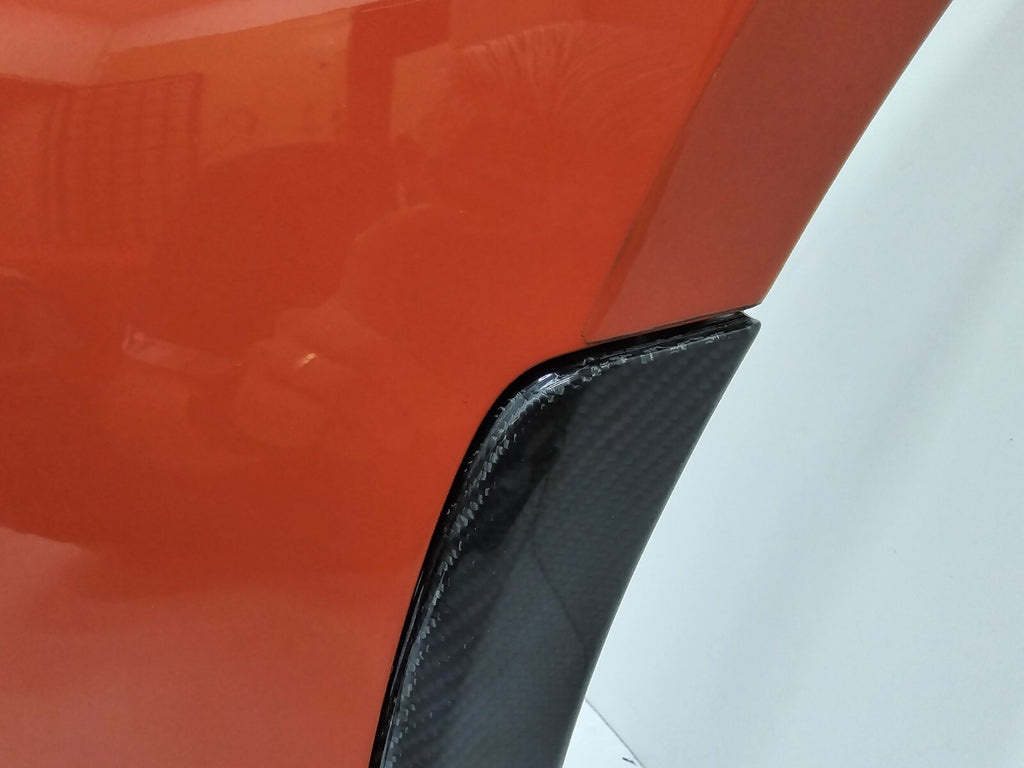 Fit For Porsche 911 991.1 GT3 RS Carbon Fiber Rear Lip/Skirt With Side Appendage