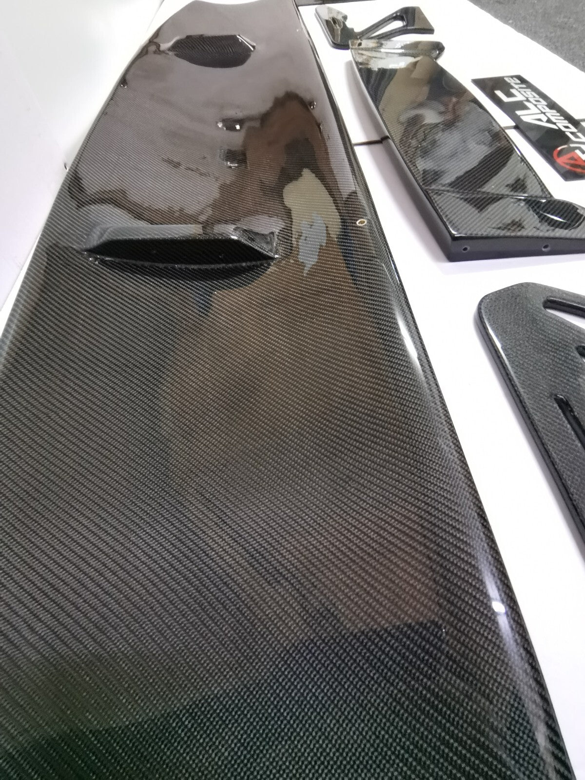 Carbon Fiber ALC Swan Neck Rear Wing Fit For Lamborghini Gallardo Spyder/coupe