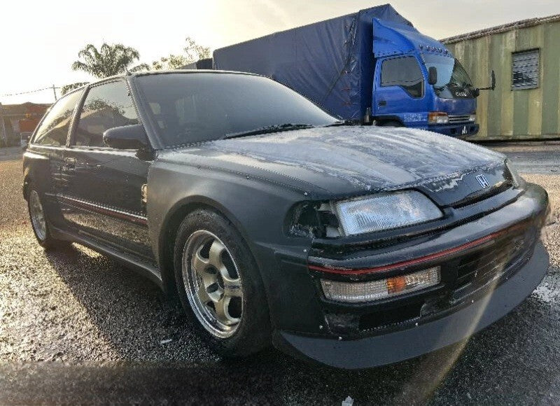 Fits 88-91' Honda Civic EF Hatchback FRP Wide Bodykit